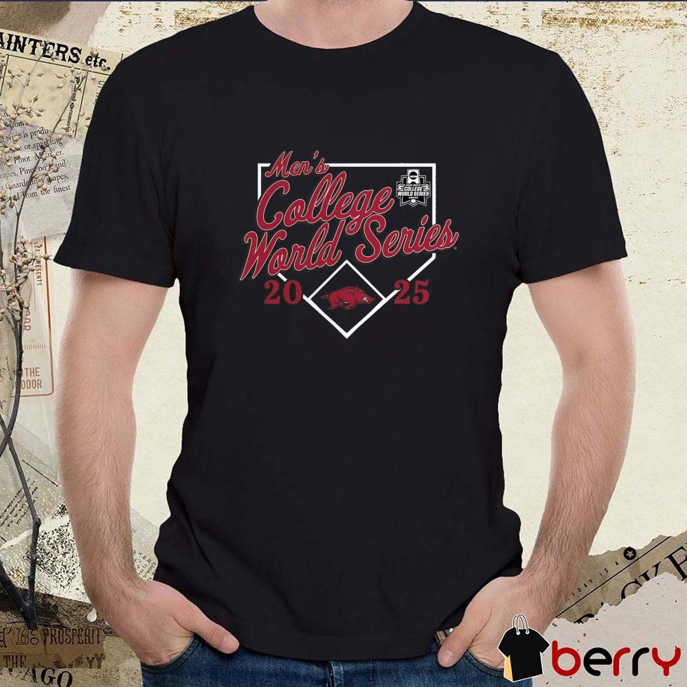 Arkansas Razorbacks NCAA Baseball Men’s College World Series Bullpen Ace 2025 t-shirt