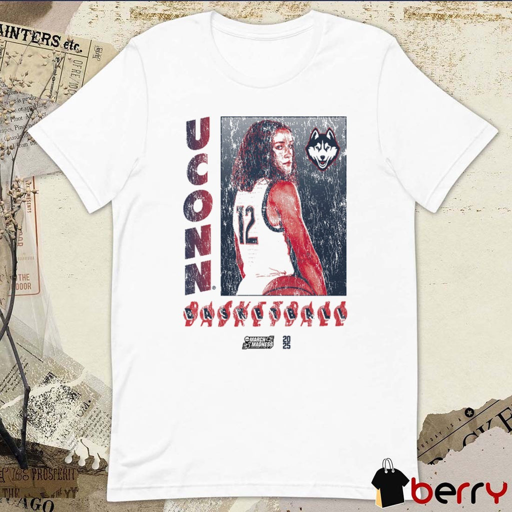Ashlynn Shade Box Uconn Huskies Basketball 2025 NCAA March Madness Vintage t-shirt