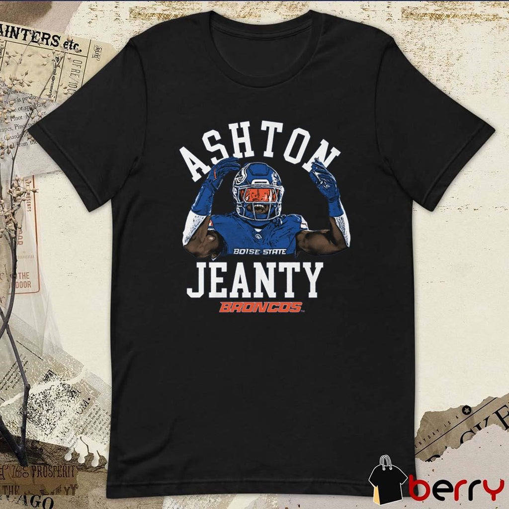 Ashton Jeanty Boise State Broncos Signature Graphic t-shirt