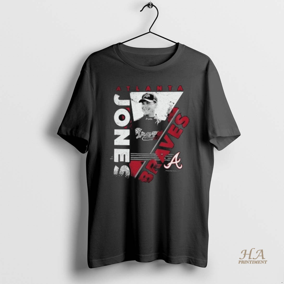 Official Atlanta Braves Chipper Jones Mitchell Ness In The Zone Player Graphic 2025 Long Sleve T-Shirts, Hoodie, Sweatshirt