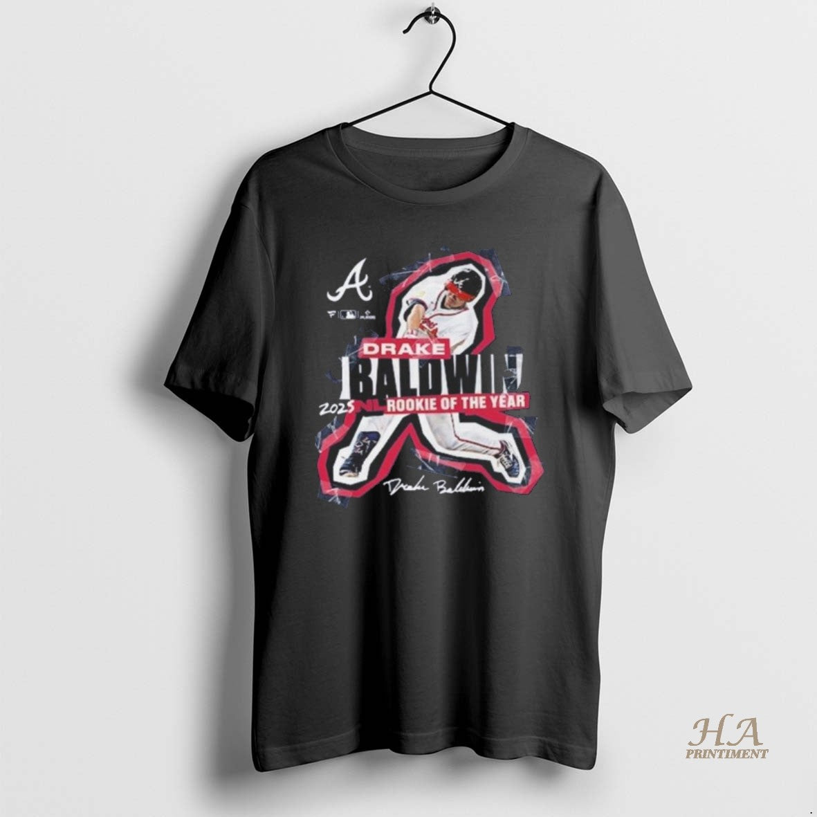 Official Atlanta Braves Drake Baldwin 2025 National League Rookie Of The Year T-Shirts, Hoodie, Sweatshirt | InkNestWear.com