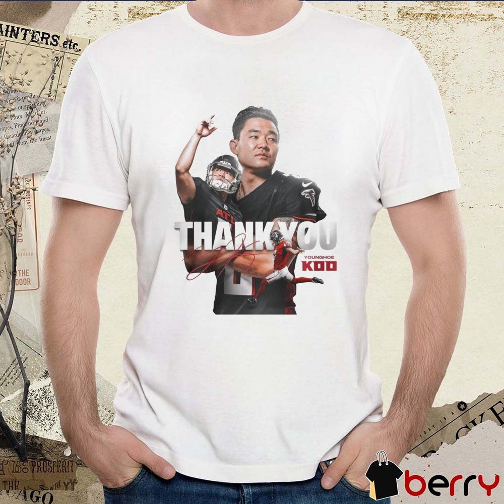 Atlanta Falcons Football Thank You Younghoe Koo Signature t-shirt