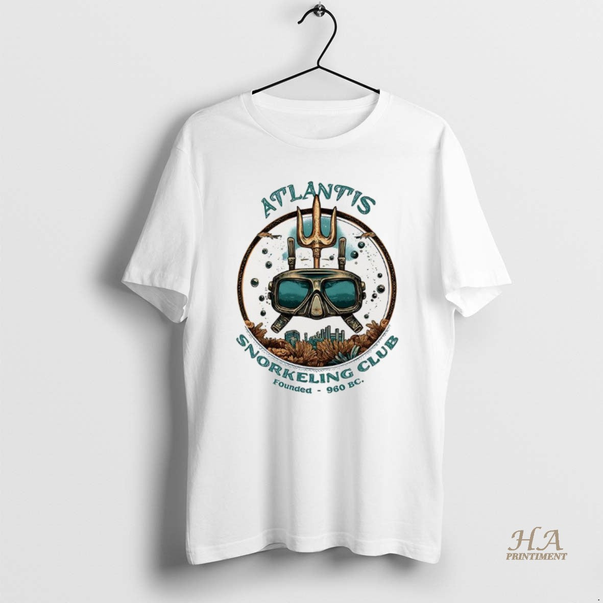 Official Atlantis Snorkeling Club Founded 960 Bc Logo T-Shirts, Hoodie, Sweatshirt | InkNestWear.com