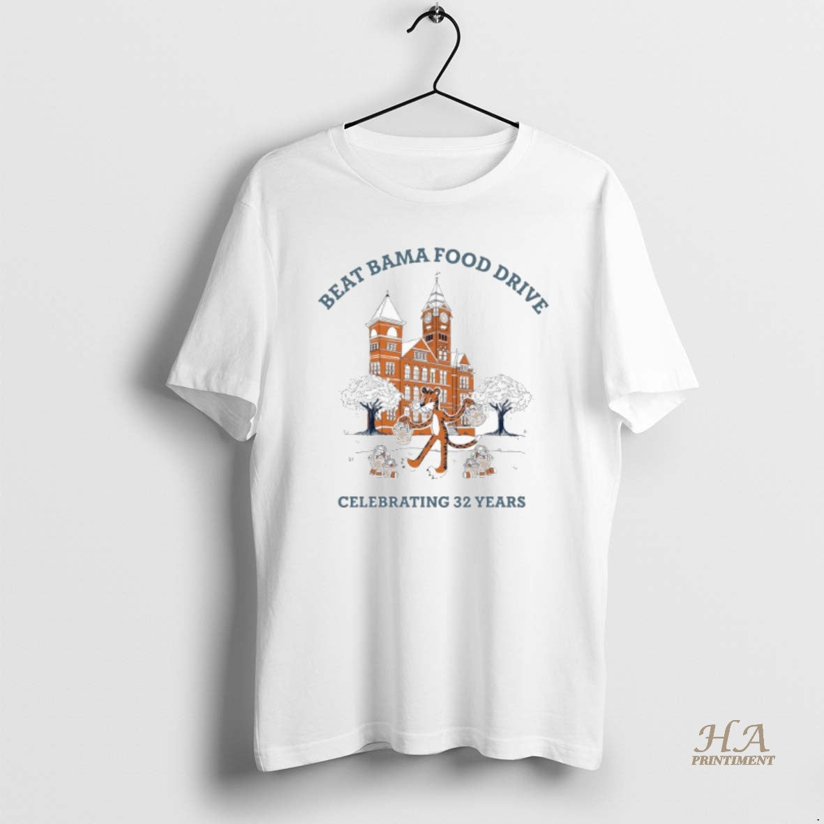 Official Auburn Tigers Beat Bama Food Drive Celebrating 32 Years T-Shirts, Hoodie, Sweatshirt | InkNestWear.com