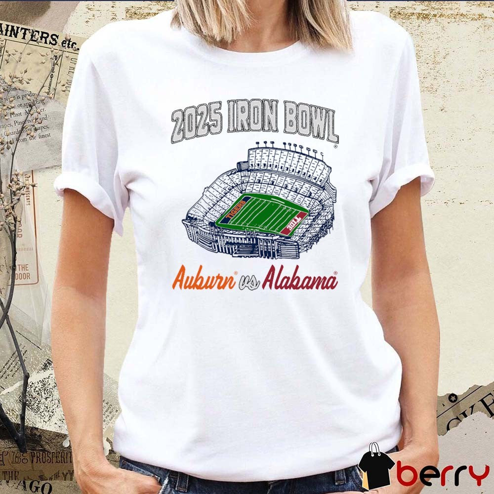 Auburn Tigers Vs Alabama Crimson Tide 2025 Iron Bowl Stadium November 28, 2025 t-shirt