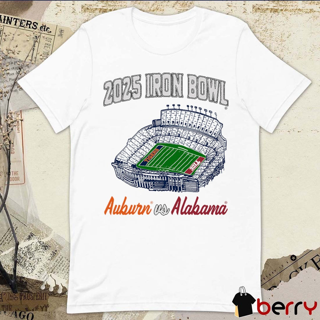 Auburn Tigers Vs Alabama Crimson Tide 2025 Iron Bowl Stadium November 28, 2025 t-shirt