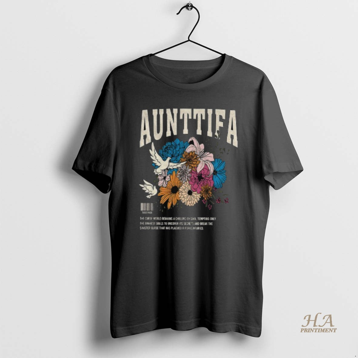 Official Aunt Tifa Anti Fascist Retro Floral Boho Activist T-Shirts, Hoodie, Sweatshirt | InkNestWear.com