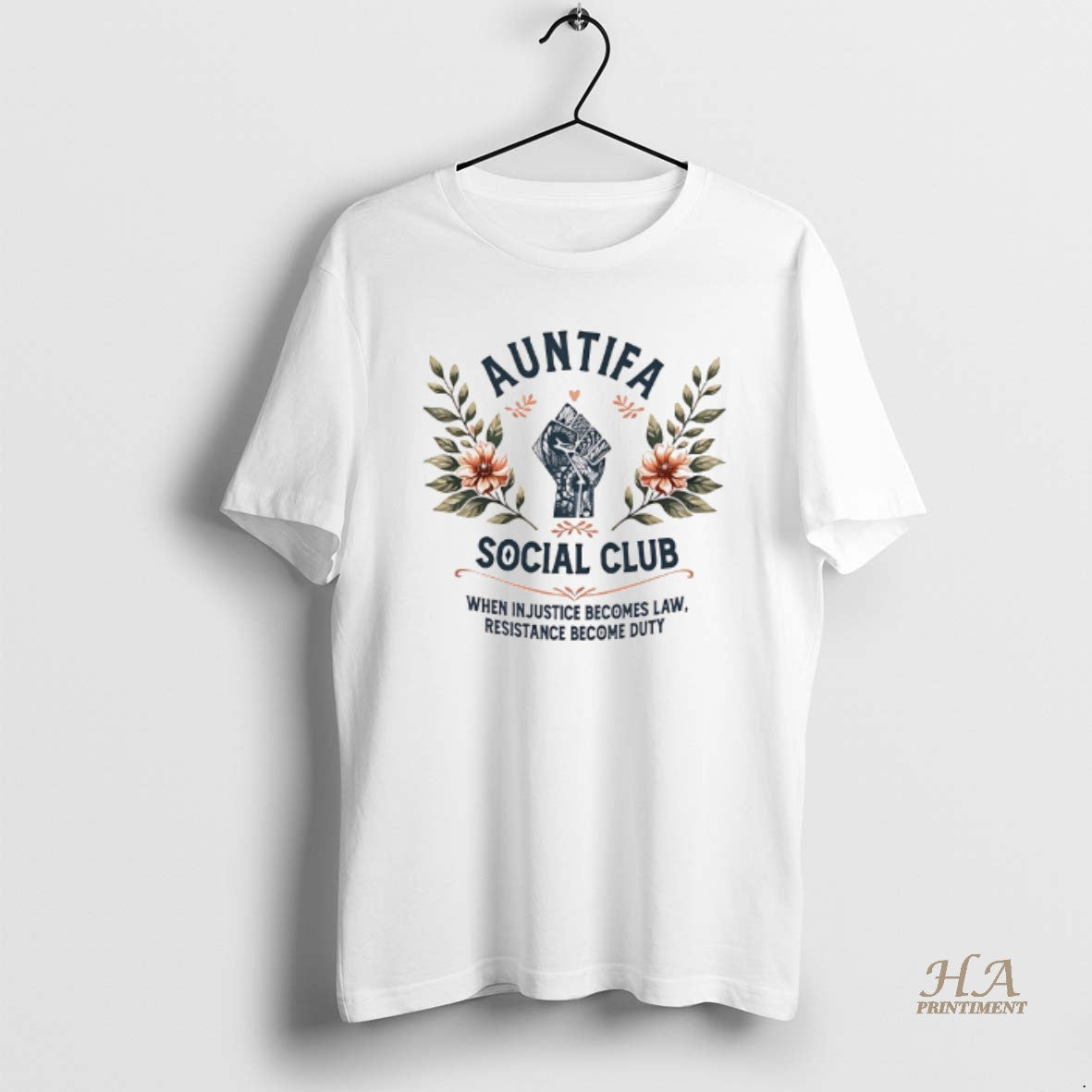 Official Auntifa Social Club When In Justice Becomes Law Resistance Become Duty T-Shirts, Hoodie, Sweatshirt