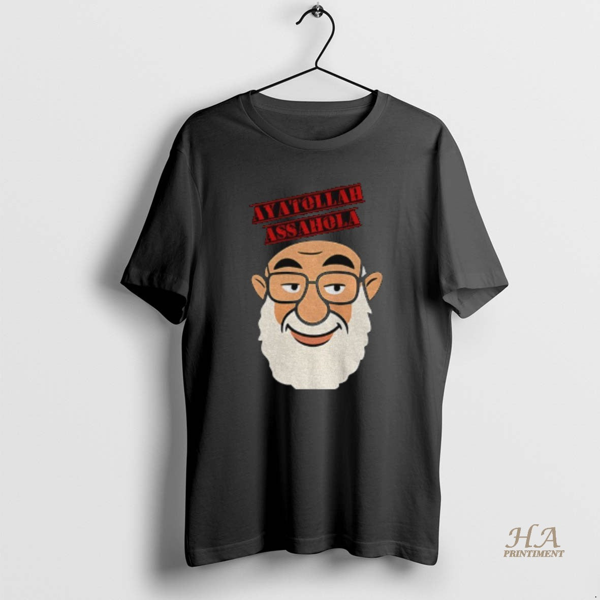 Official Ayatollah Assahola Big Face Cartoon T-Shirts, Hoodie, Sweatshirt | InkNestWear.com