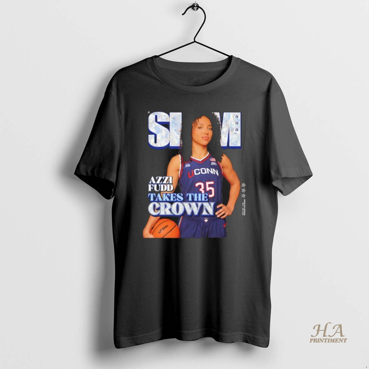 Official Azzi Fudd Takes The Crown Uconn Huskies Slam 259 T-Shirts, Hoodie, Sweatshirt | InkNestWear.com
