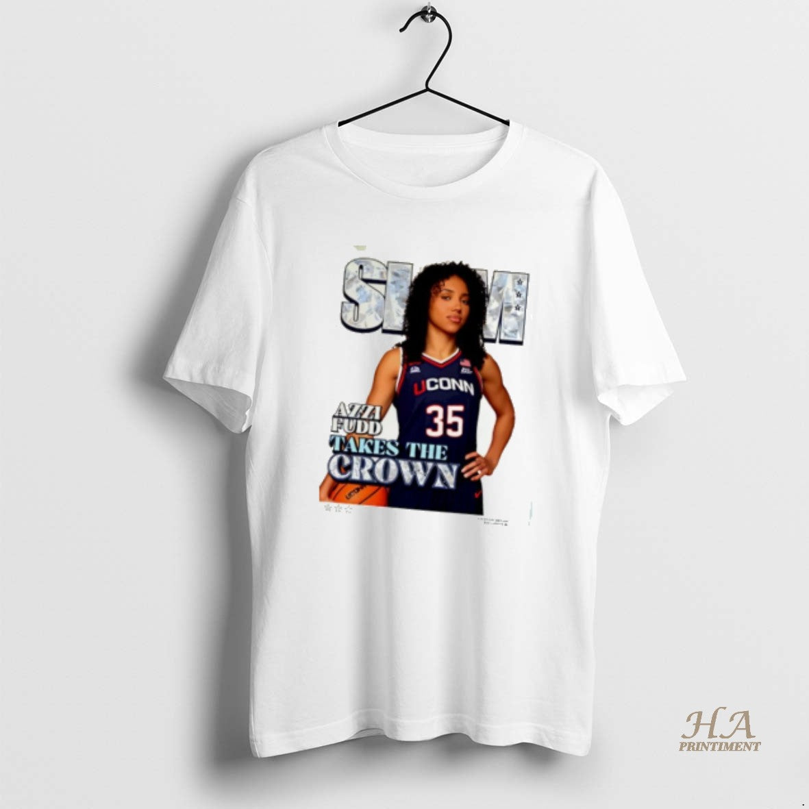 Official Azzi Fudd Takes The Crown Uconn Huskies Slam T-Shirts, Hoodie, Sweatshirt | InkNestWear.com