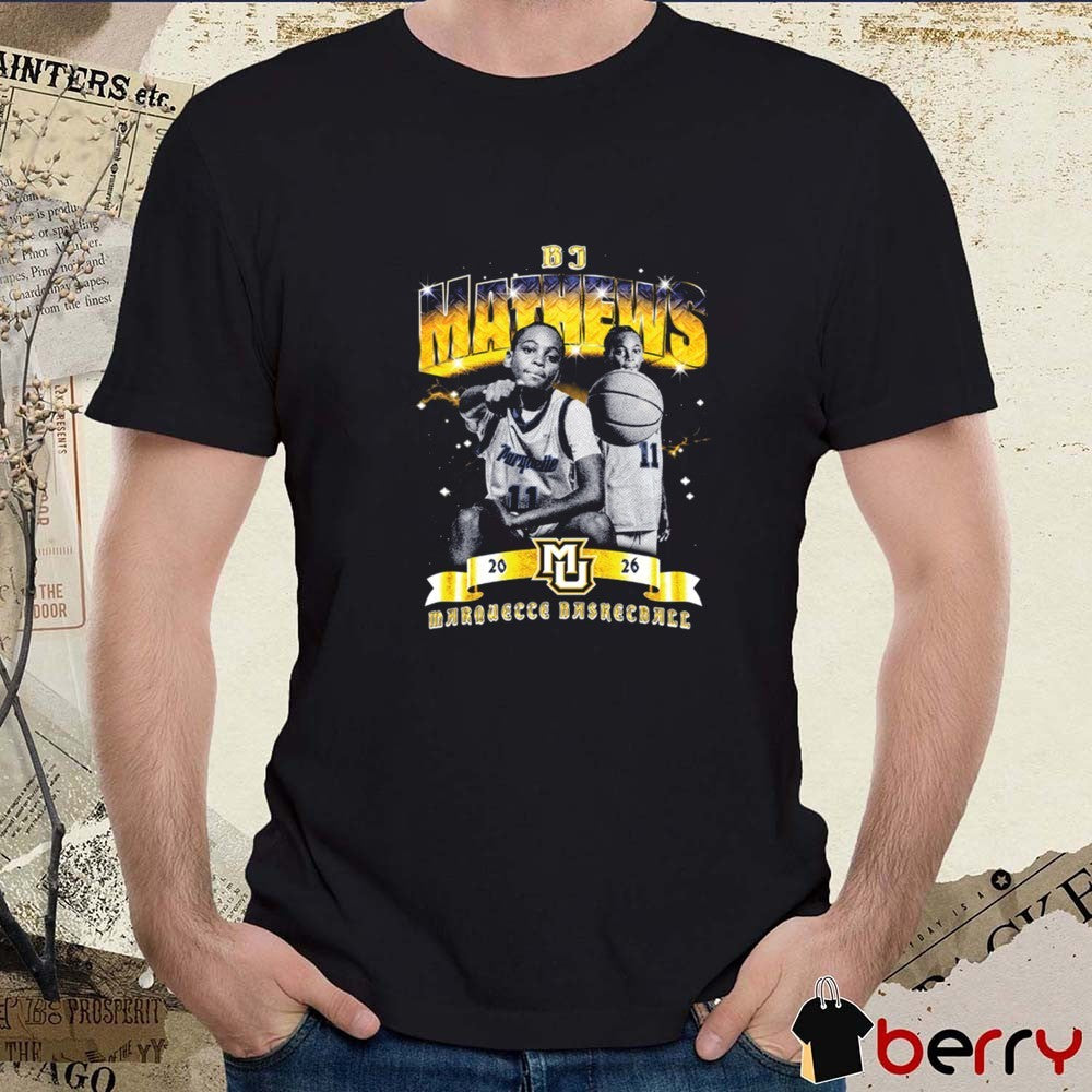 BJ Mathews Marquette Marquette Golden Eagles Basketball Team Impact t-shirt