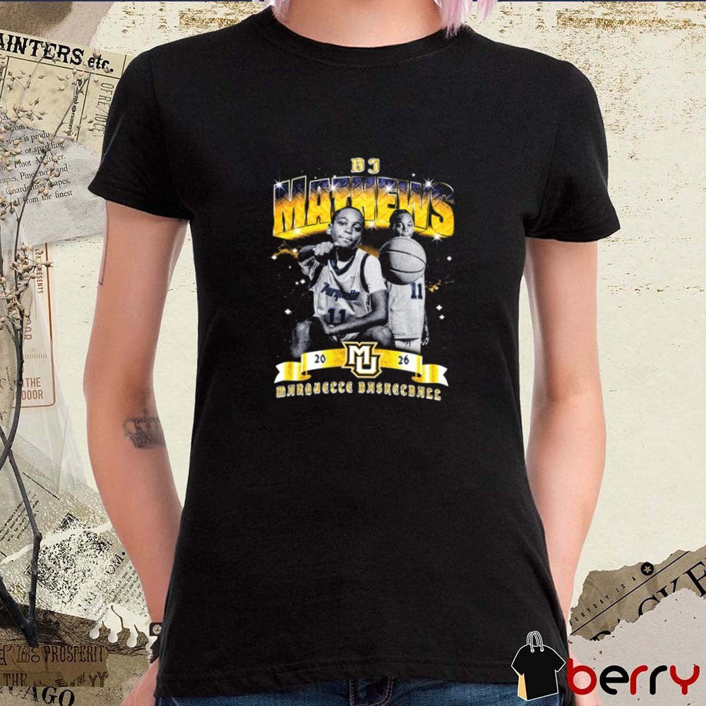 BJ Mathews Marquette Marquette Golden Eagles Basketball Team Impact t-shirt
