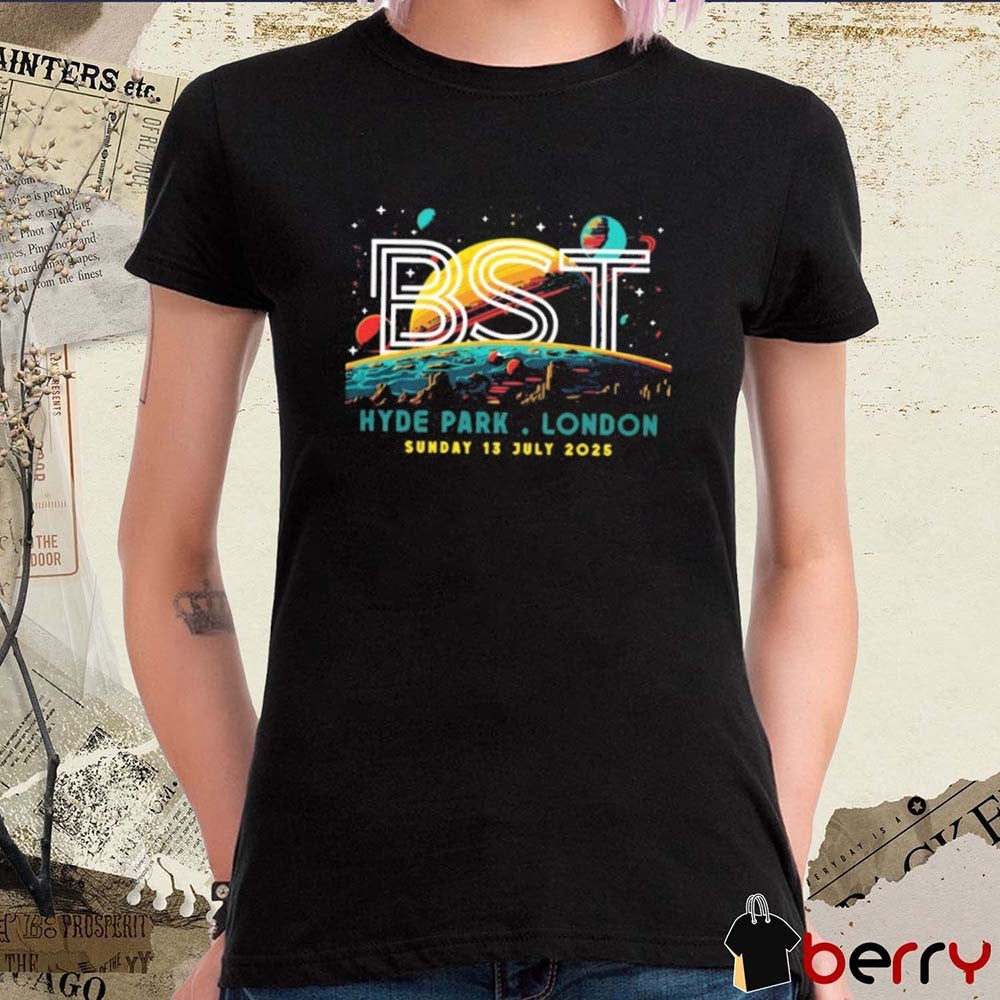 BST Hyde Park London Jeff Lynne’s Elo Sunday 13 July 2025 Event t-shirt