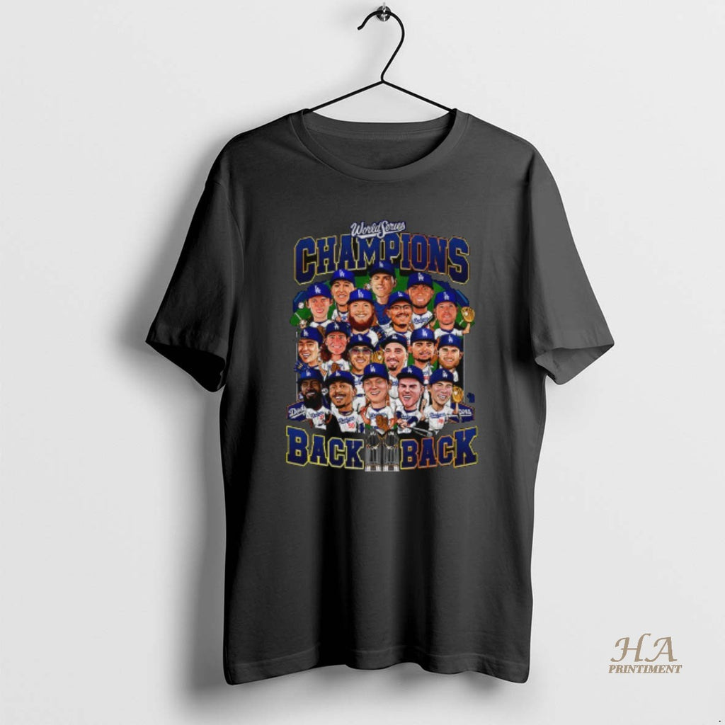 Official Back 2 Back Champions Los Angeles Dodgers 2025 World Series Mlb Players T-Shirts, Hoodie, Sweatshirt