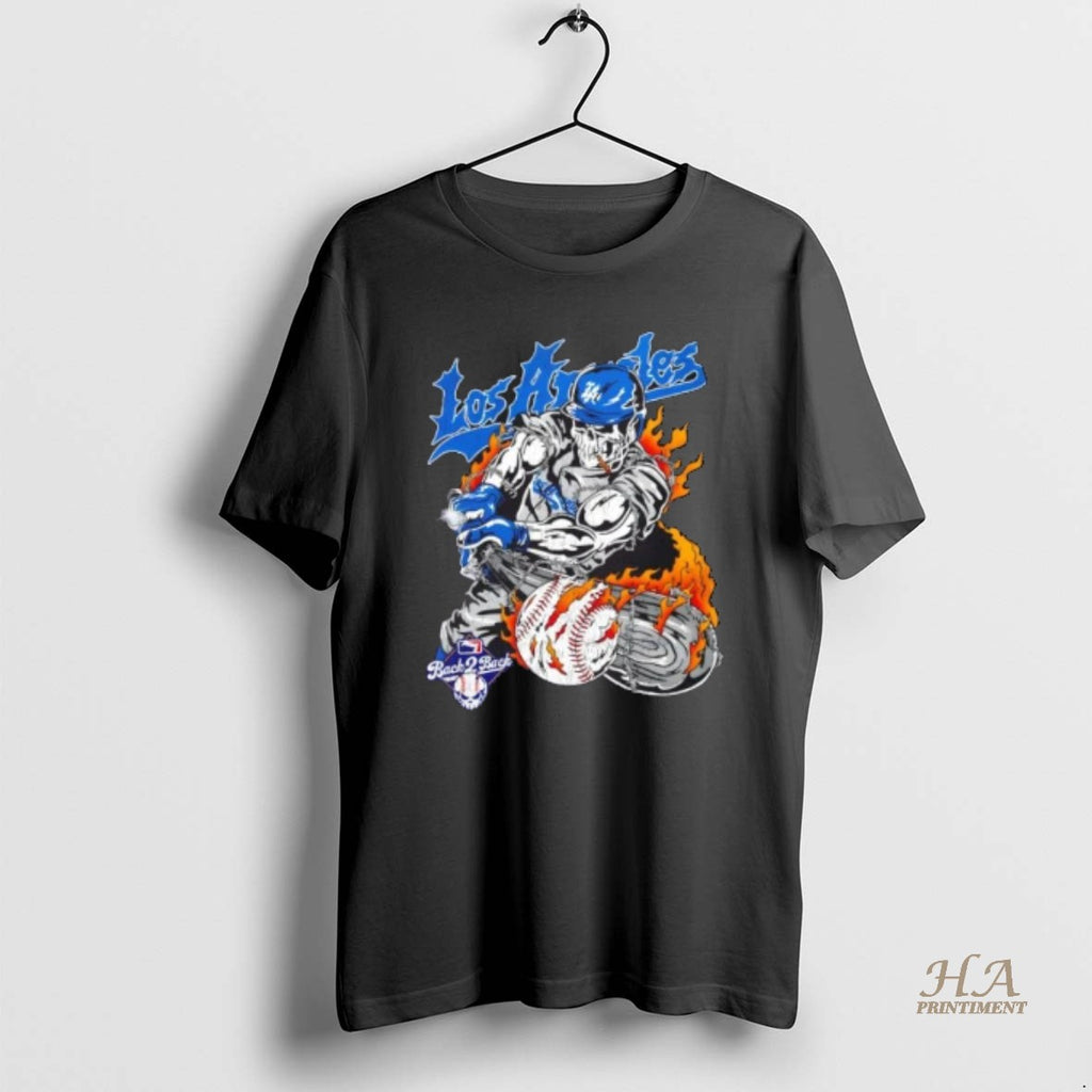 Official Back 2 Back Los Angeles Dodgers Skeleton T-Shirts, Hoodie, Sweatshirt | InkNestWear.com
