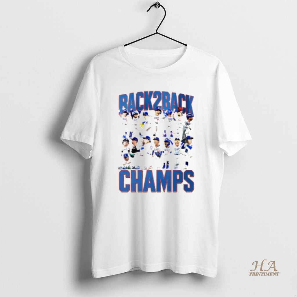 Official Back 2 Back All Team La Dodgers Champs T-Shirts, Hoodie, Sweatshirt | InkNestWear.com