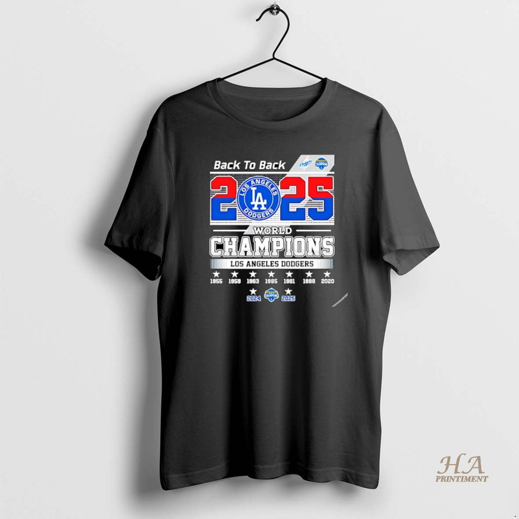 Official Back To Back Los Angeles Dodgers 2025 World Series Christmas T-Shirts, Hoodie, Sweatshirt | InkNestWear.com