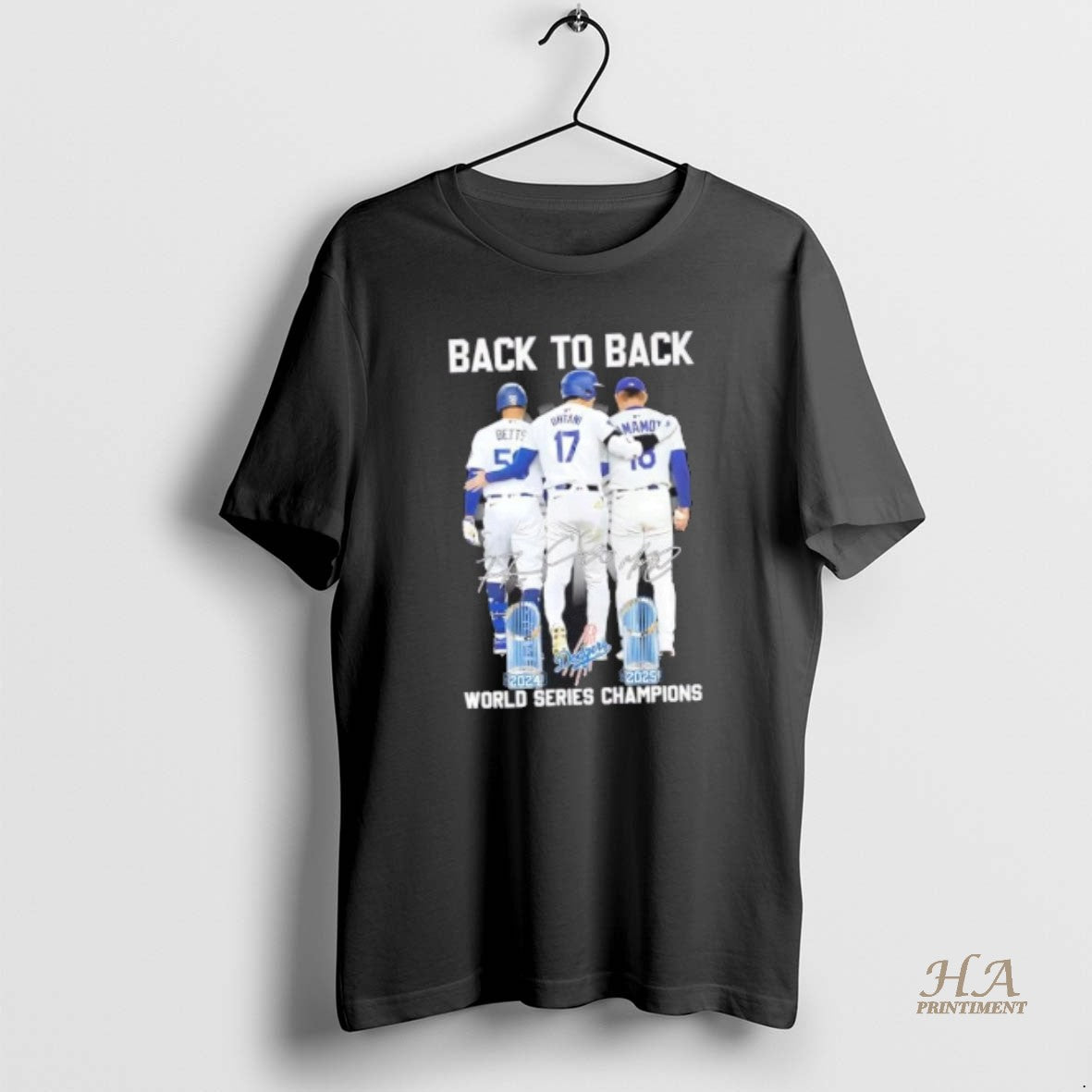 Official Back Back 2024 2025 World Champions Los Angeles Dodgers Betts Ohtani Yamamoto T-Shirts, Hoodie, Sweatshirt