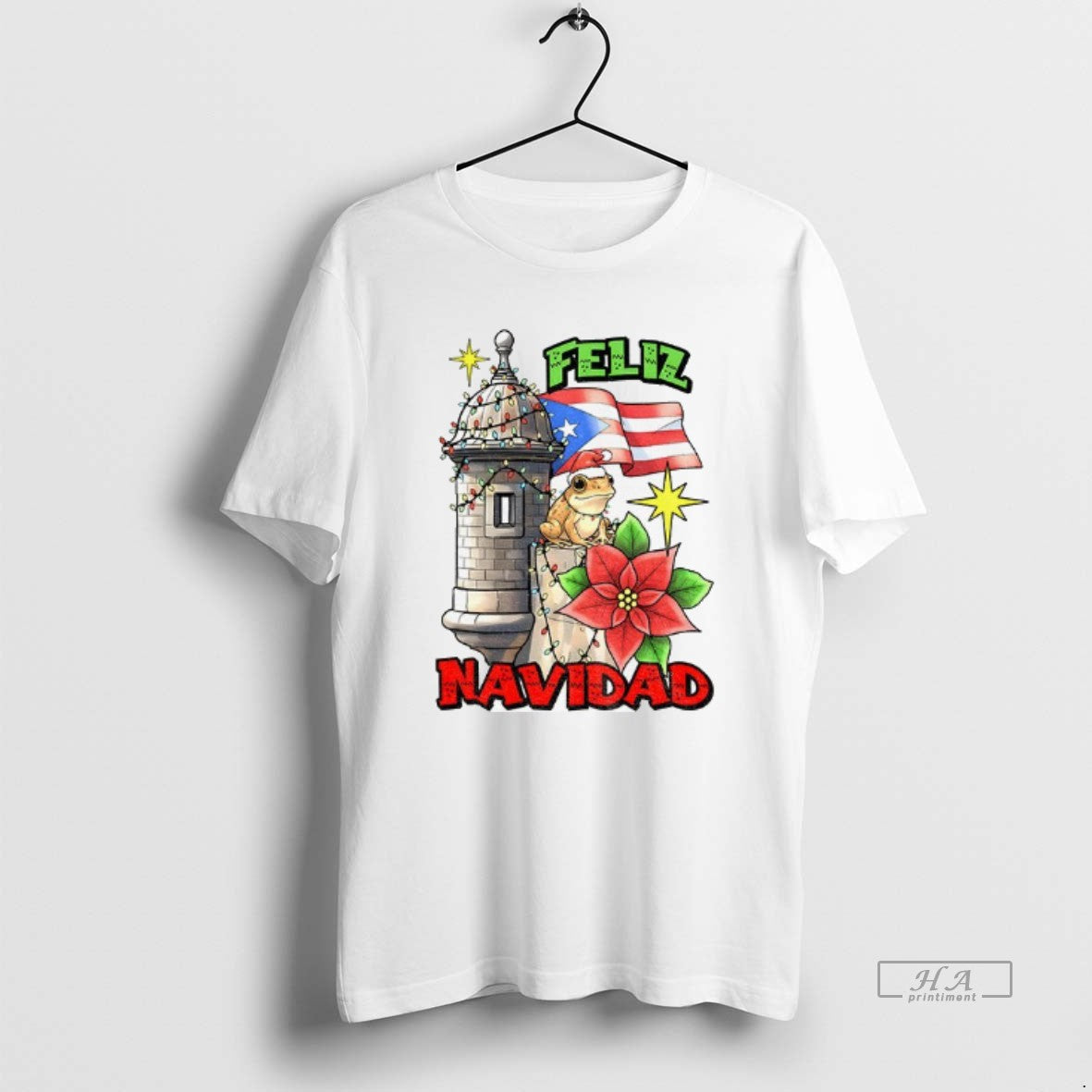 Official Bad Bunny Feliz Navidad Puerto Rican Flag Merry Christmas T-Shirts, Hoodie, Sweatshirt | InkNestWear.com
