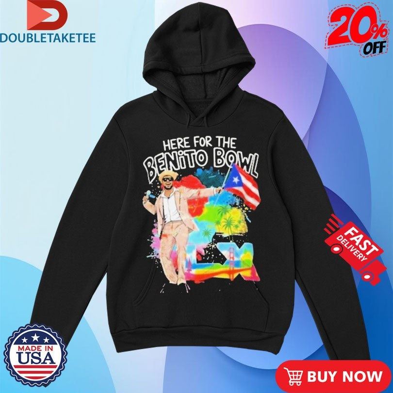 Bad Bunny Here For The Benito Bowl Bowl Bunny LX 2026 Shirts