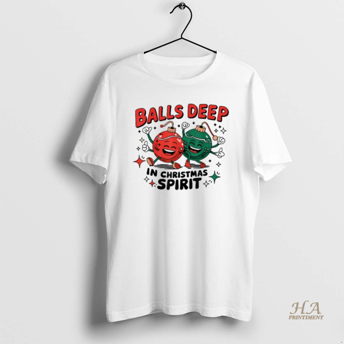 Official Balls Deep In Christmas Spirit Merry Christmas Bauble T-Shirts, Hoodie, Sweatshirt | InkNestWear.com