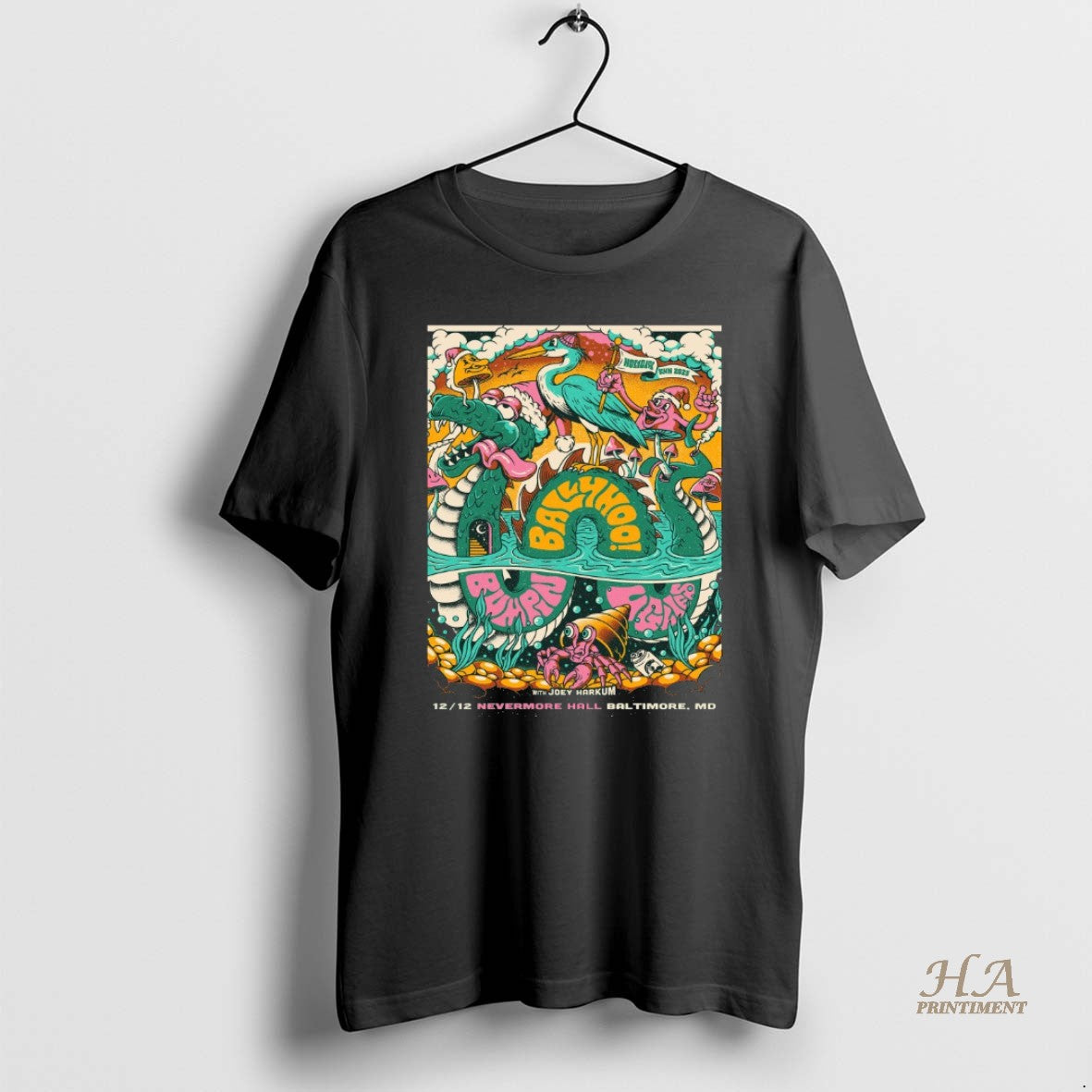 Official Ballyhoo Dec 12 2025 Nevermore Hall Baltimore Md T-Shirts, Hoodie, Sweatshirt | InkNestWear.com