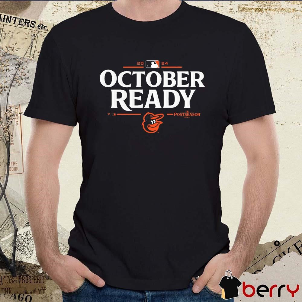 Baltimore Orioles 2024 MLB Postseason Locker Room t-shirt