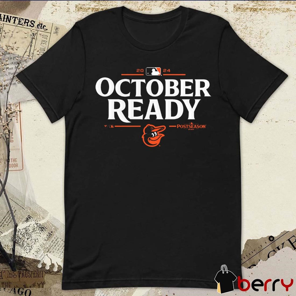 Baltimore Orioles 2024 MLB Postseason Locker Room t-shirt