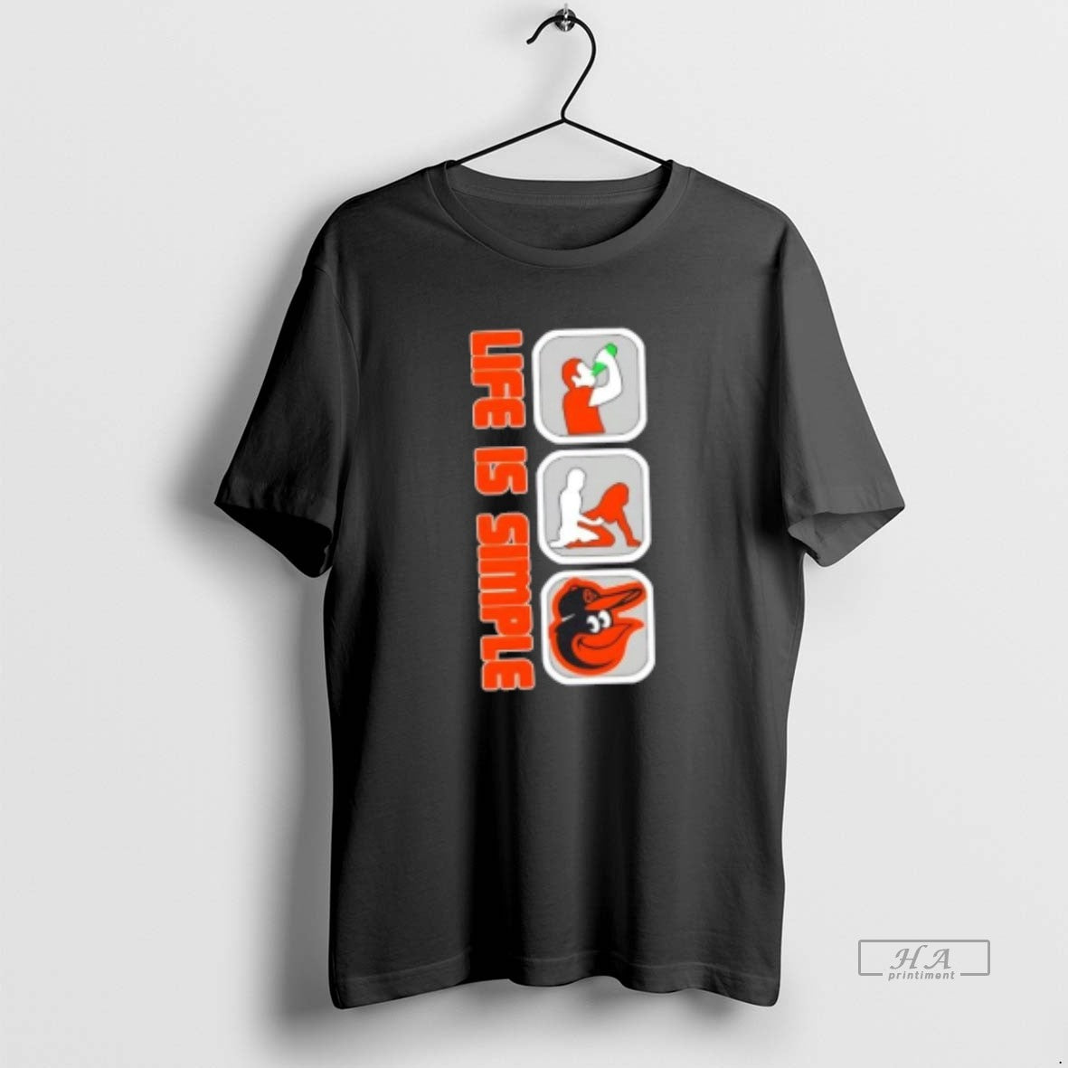 Official Baltimore Orioles Baseball Life Is Simple T-Shirts, Hoodie, Sweatshirt | InkNestWear.com
