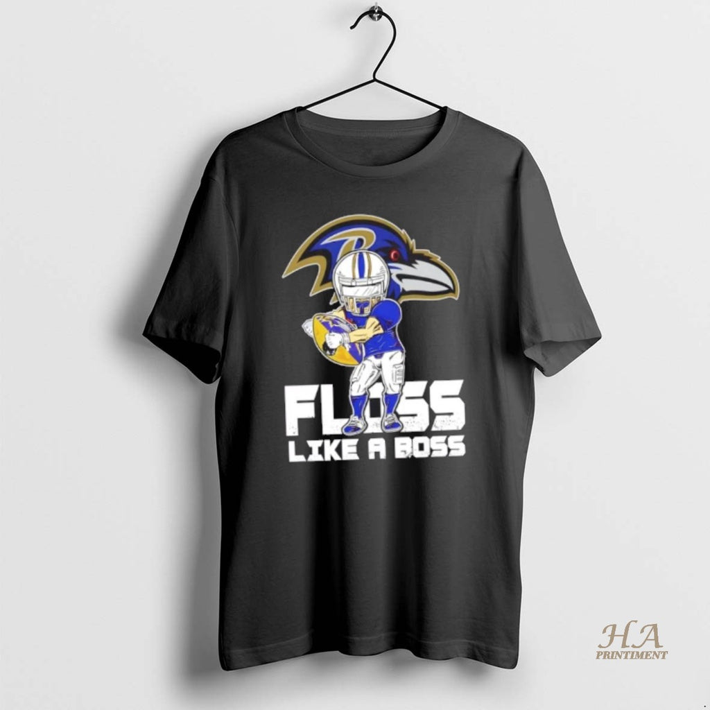 Official Baltimore Ravens Football Floss Like A Boss T-Shirts, Hoodie, Sweatshirt | InkNestWear.com