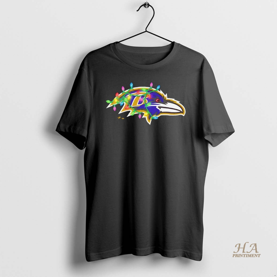 Official Baltimore Ravens Logo Christmas Light T-Shirts, Hoodie, Sweatshirt | InkNestWear.com