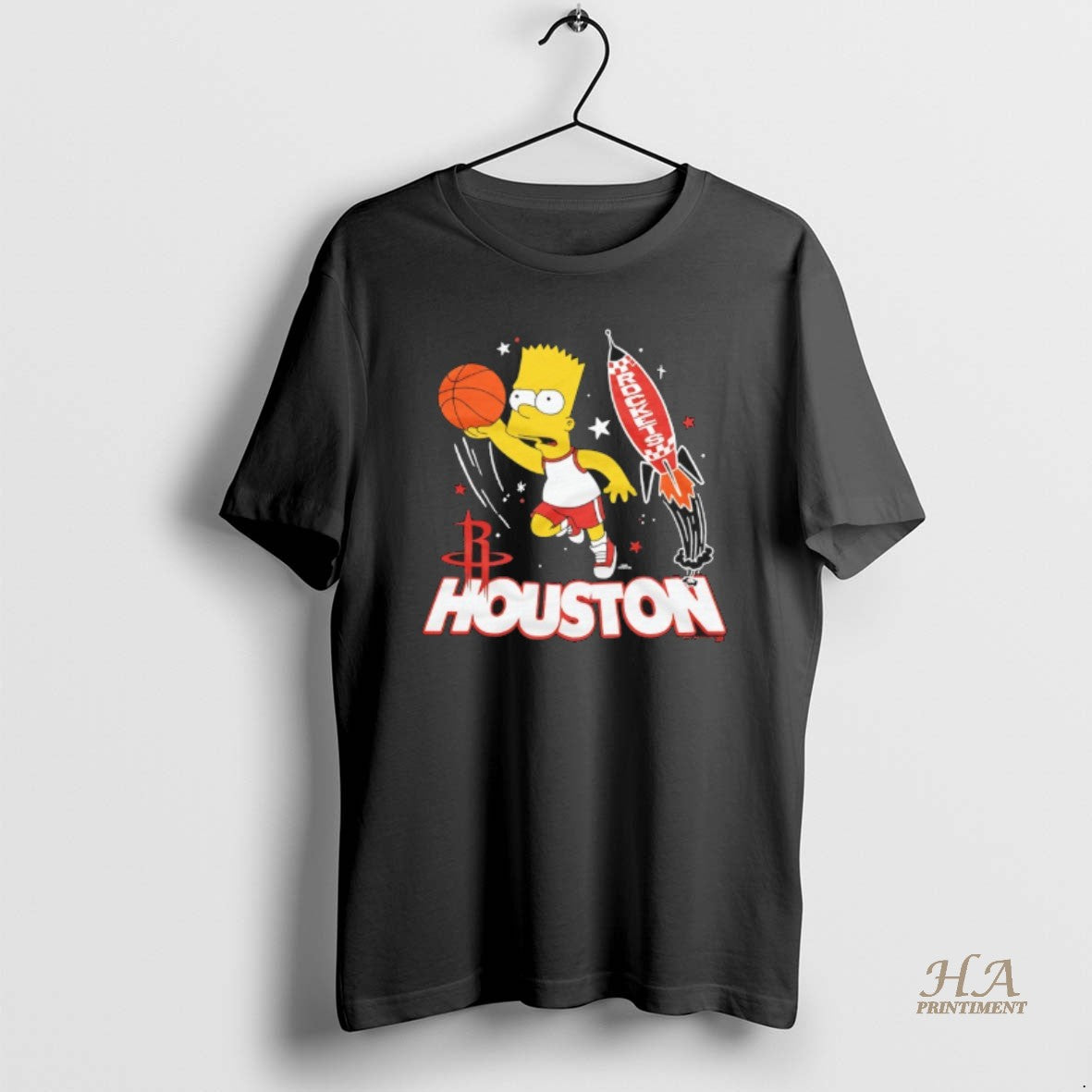 Official Bart Simpson X Houston Rockets Basketball T-Shirts, Hoodie, Sweatshirt | InkNestWear.com