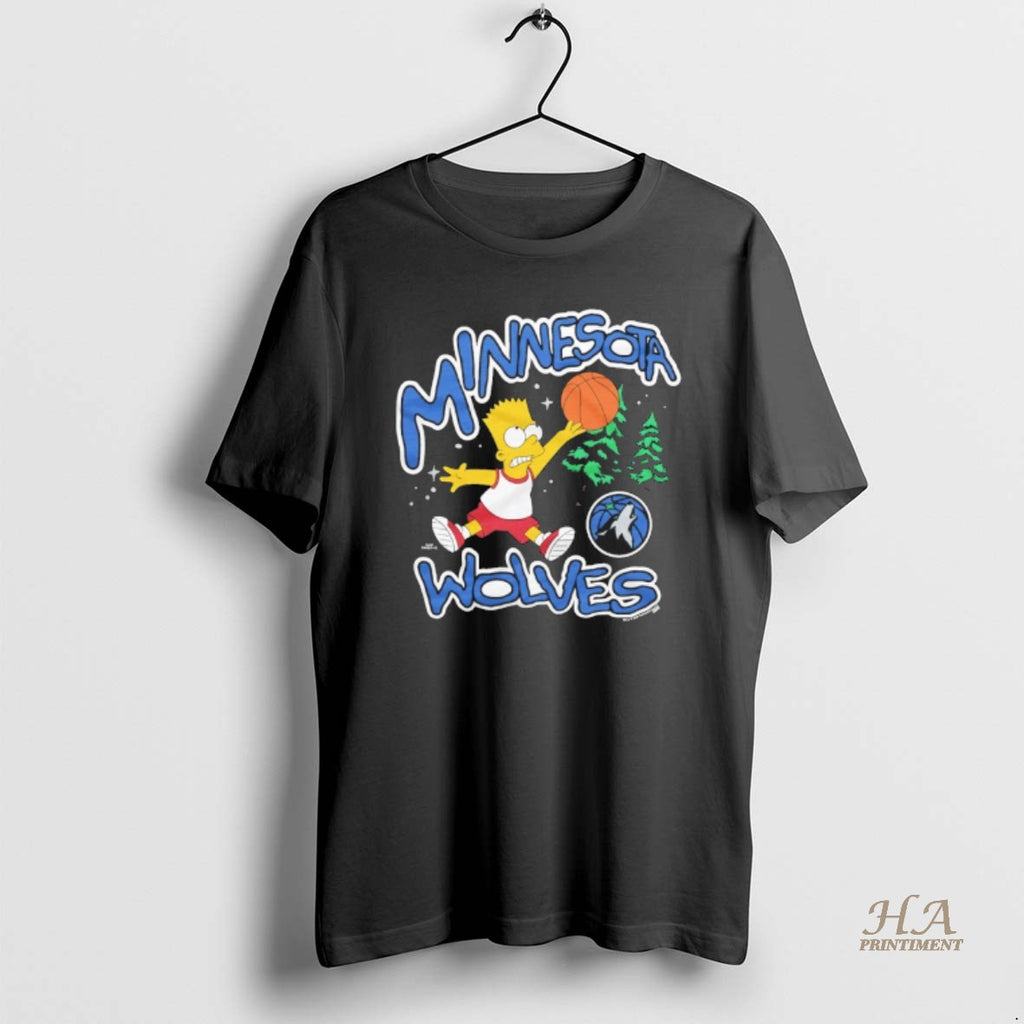 Official Bart Simpson X Minnesota Timberwolves Basketball T-Shirts, Hoodie, Sweatshirt | InkNestWear.com
