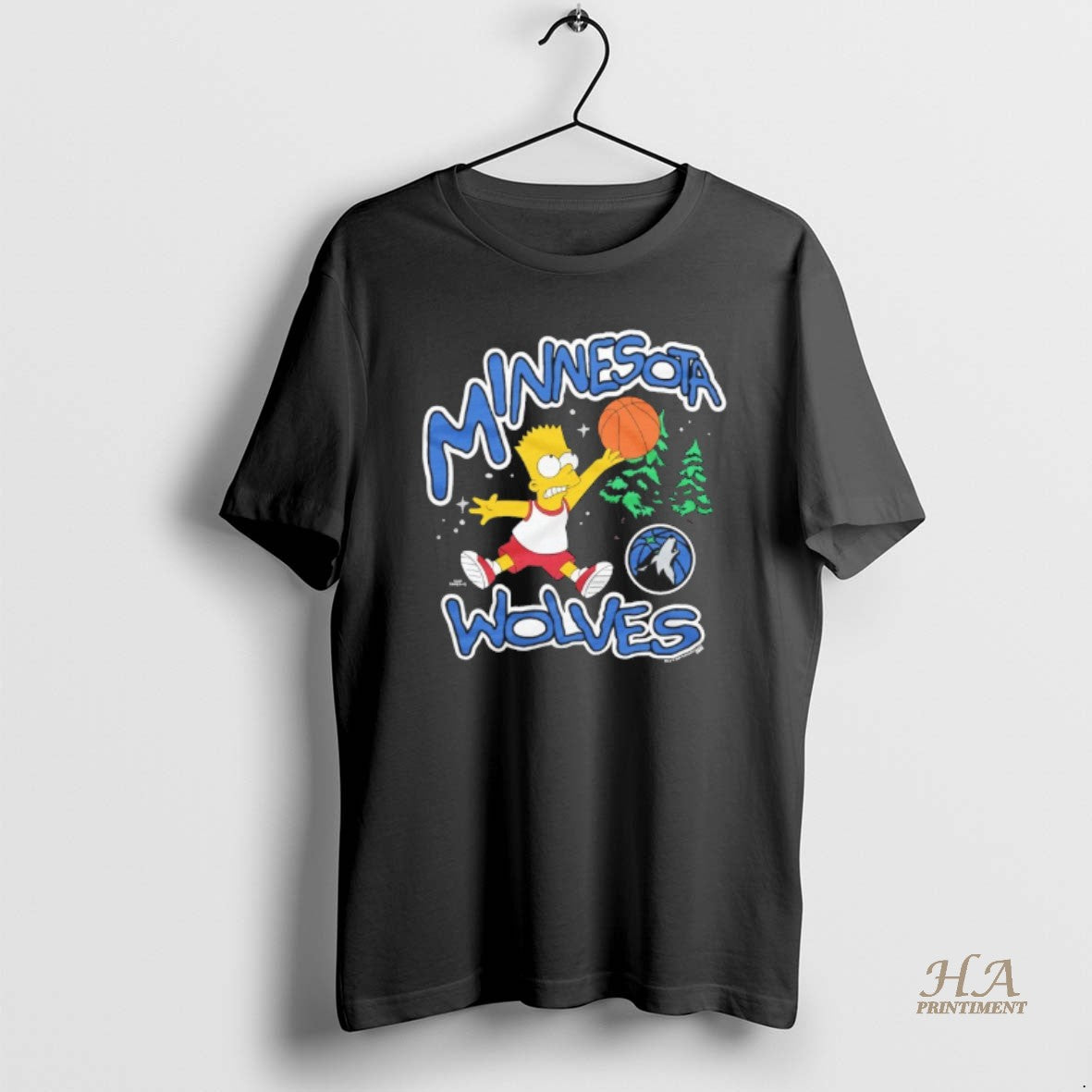 Official Bart Simpson X Minnesota Timberwolves Basketball T-Shirts, Hoodie, Sweatshirt | InkNestWear.com