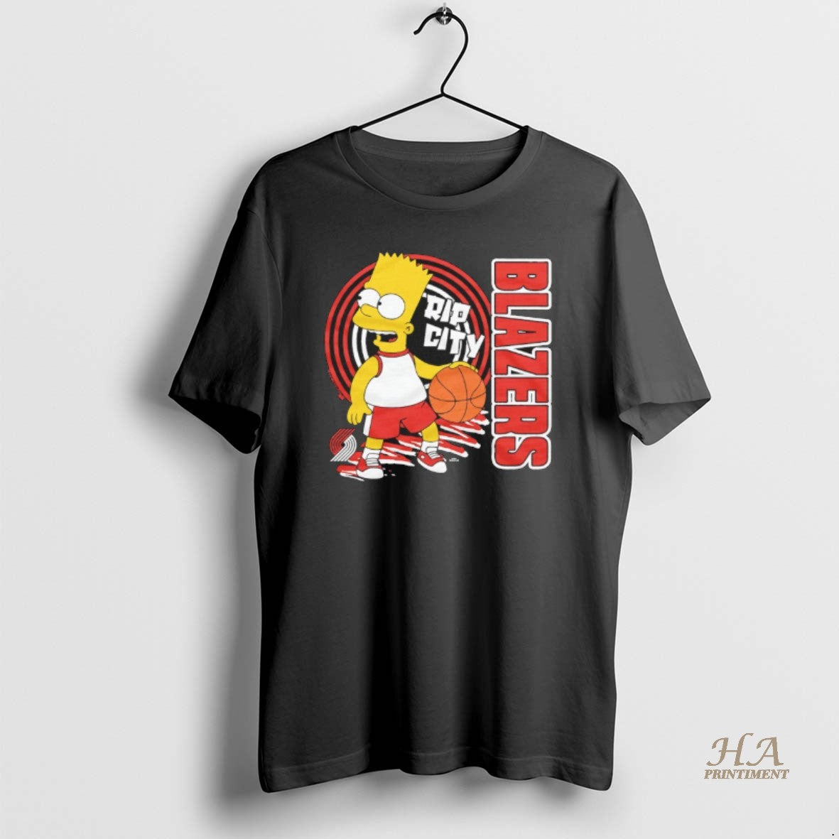 Official Bart Simpson X Portland Trail Blazers Rip City T-Shirts, Hoodie, Sweatshirt | InkNestWear.com