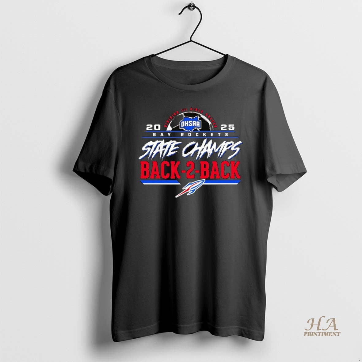 Official Bay Rockets Back To Back Ohsaa Division Iii Girls Soccer State Champions 2025 T-Shirts, Hoodie, Sweatshirt