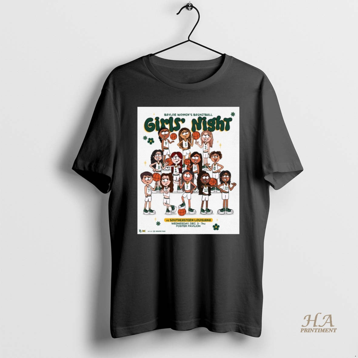 Official Baylor Womens Basketball Girls Night Vs Southeastern Louisiana Wednesday Dec T-Shirts, Hoodie, Sweatshirt