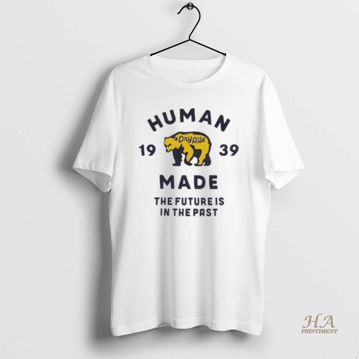 Official Bear Human Made Dry Alls The Future Is In The Past 1939 Shirts Hoodie, Sweatshirt | InkNestWear.com