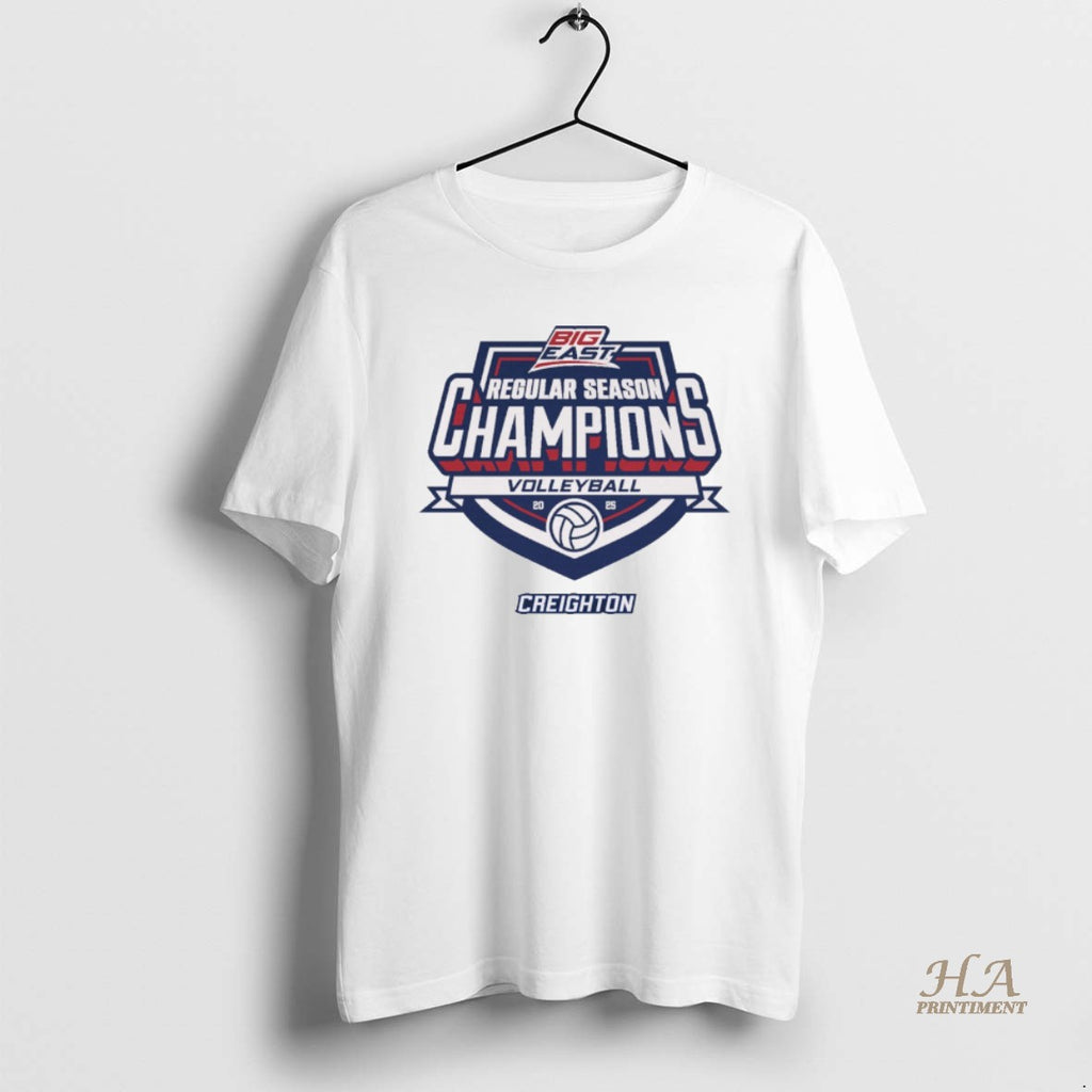 Official Big East Conference 2025 Regular Season Champions Creighton Bluejays T-Shirts, Hoodie, Sweatshirt | InkNestWear.com