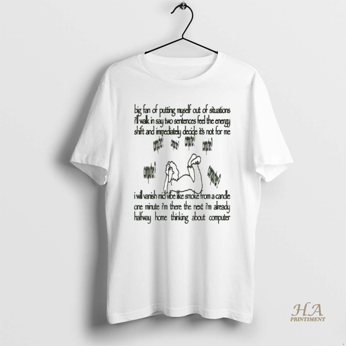 Official Big Fan Of Putting Myself Out Of Situations Ill Walk In Say Two Sentences T-Shirts, Hoodie, Sweatshirt