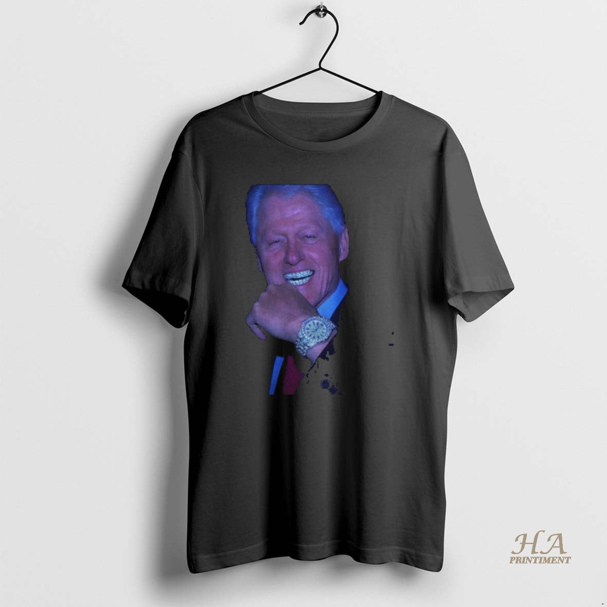 Official Bill Clinton Grillz Teeth Photo T-Shirts, Hoodie, Sweatshirt | InkNestWear.com