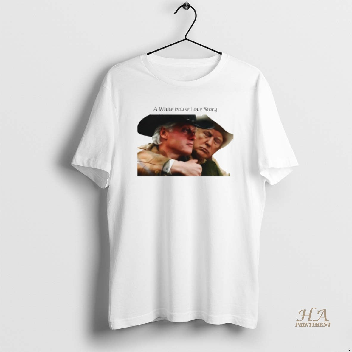 Official Bill Clinton And Trump A White House Love Story T-Shirts, Hoodie, Sweatshirt | InkNestWear.com