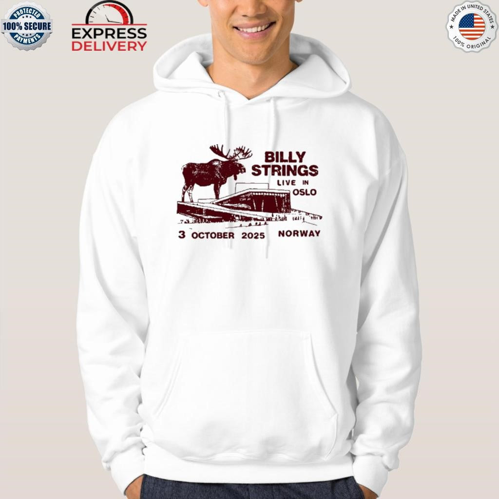 Billy Strings Oslo Norway Oct 3 2025 Event Shirt