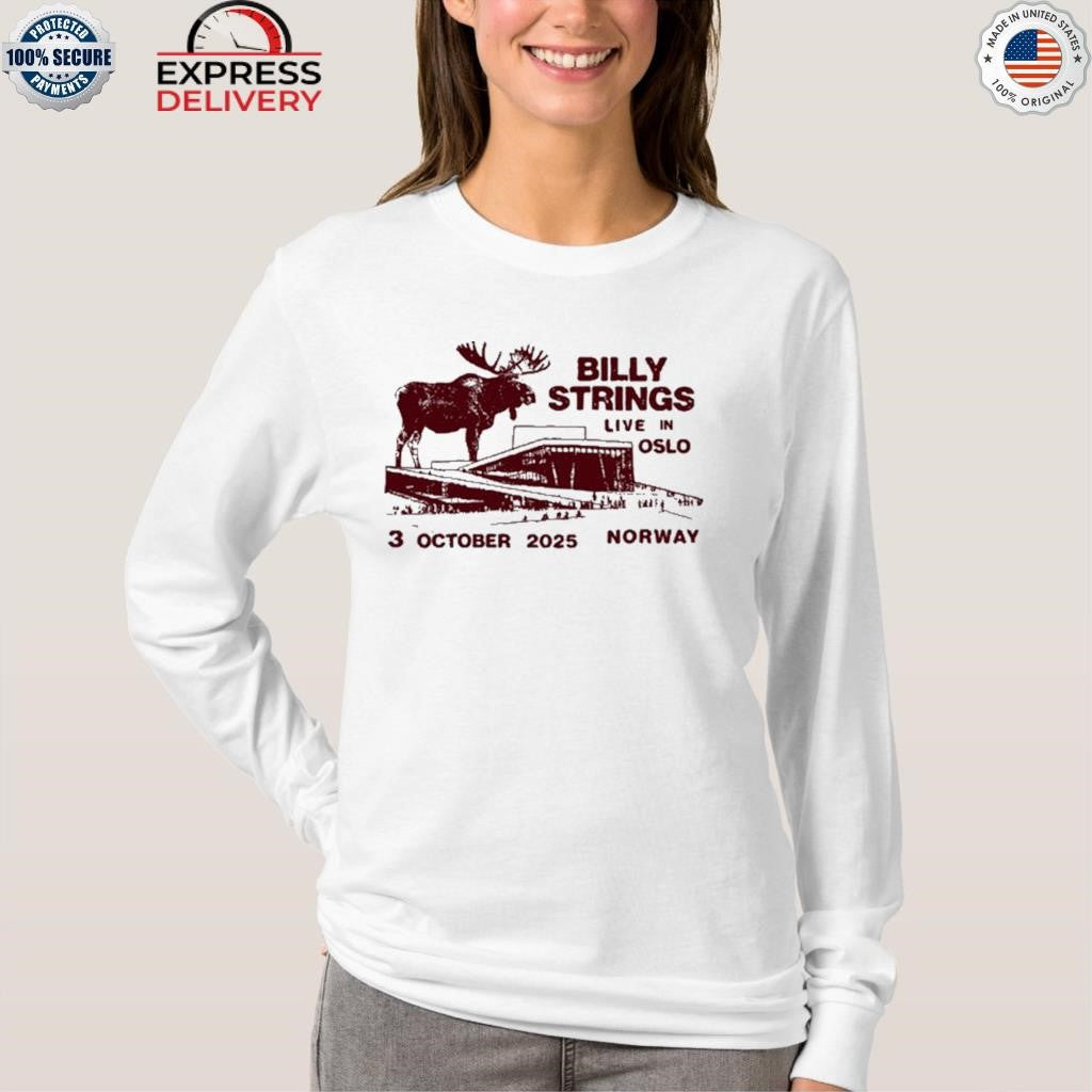 Billy Strings Oslo Norway Oct 3 2025 Event Shirt