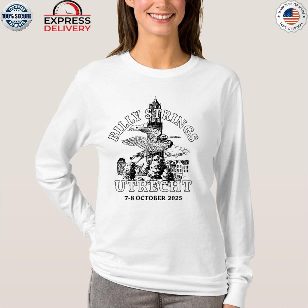 Billy Strings Utrecht NL Oct 7-8 2025 Event Shirt