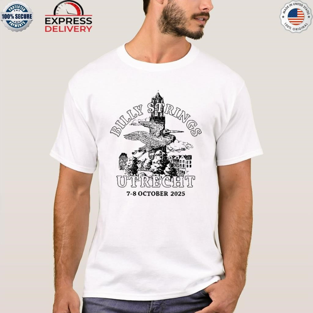 Billy Strings Utrecht NL Oct 7-8 2025 Event Shirt