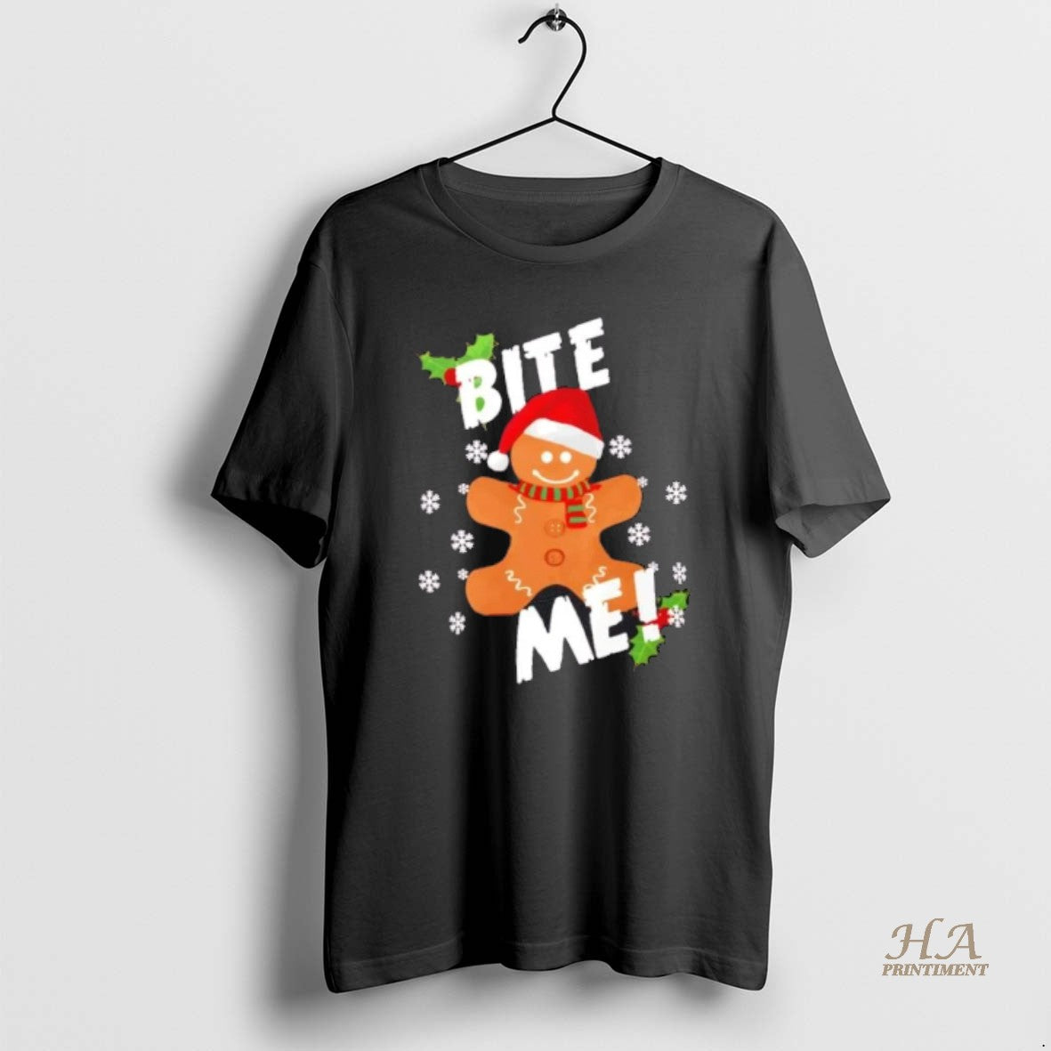 Official Bite Me Gingerbread Christmas Cookie T-Shirts, Hoodie, Sweatshirt | InkNestWear.com