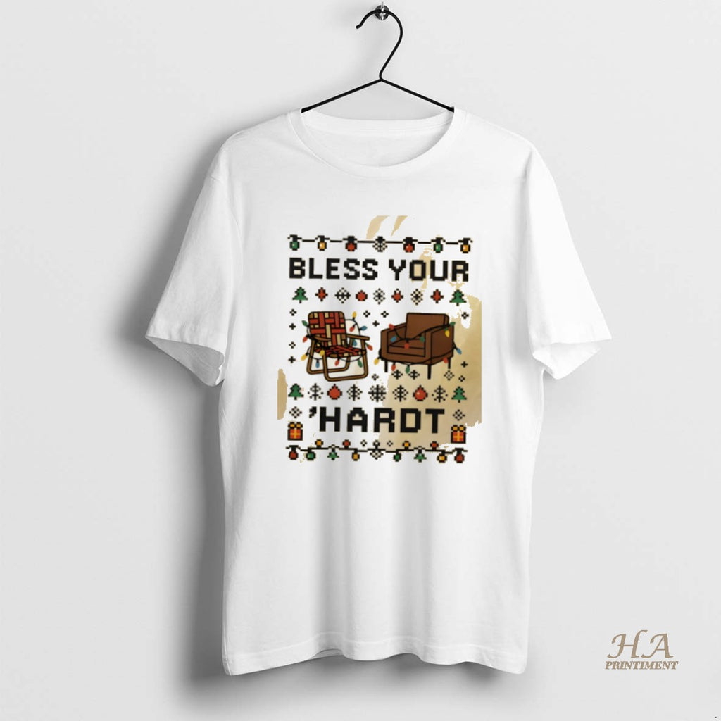 Official Bless Your Hardt Ugly Christmas T-Shirts, Hoodie, Sweatshirt | InkNestWear.com