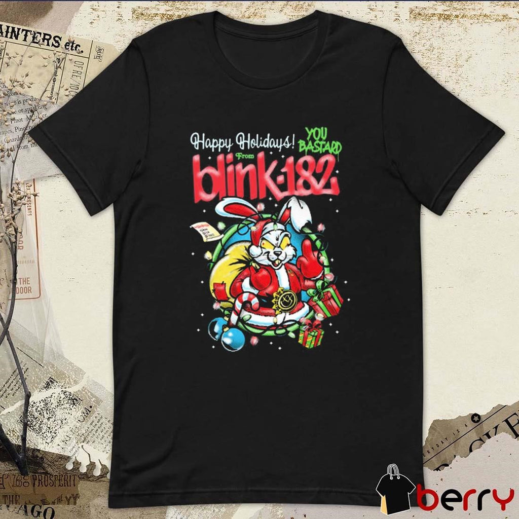 Blink-182 Happy Holidays You Bastard 2024 t-shirt